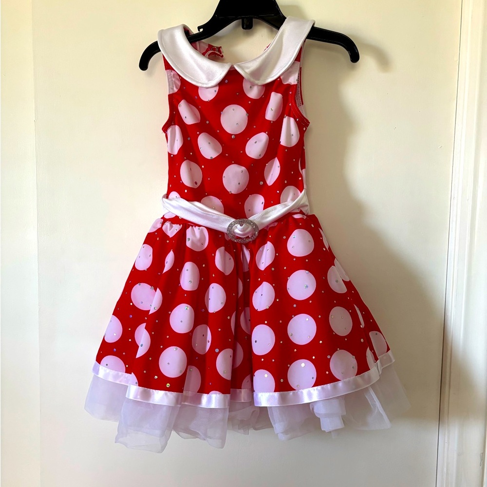 Weissman red little girl costume XSC
